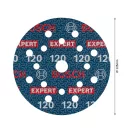 BOSCH EXPERT O780 Kletthaftende Schleifscheibe 125 mm / P120 mit keramischen Körnern (6 Stück)