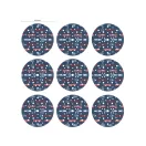 BOSCH EXPERT O780 Klett Schleifscheiben-Set 9-teilig 150 mm mit Keramikgranulat