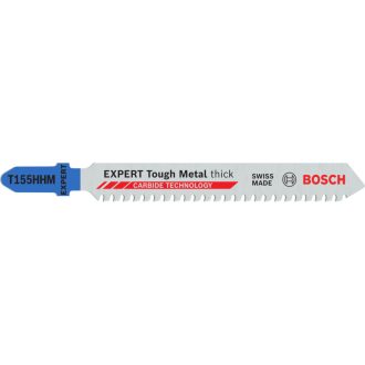   BOSCH EXPERT Stichsägeblatt für Edelstahlbleche T155HHM 92 mm / 2,54TPI (3 Stück)