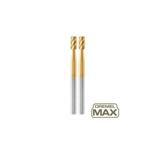   DREMEL MAX 194DM Fräskopf zylinderförmig 3,2 mm TiN-beschichtet (2 Stück)