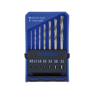   DREMEL Präzisionsbohrersatz 7-teilig (0,8-1,2-1,6-2,0-2,4-2,8-3,2 mm)