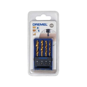DREMEL Holzbohrerset 4-teilig Titan-beschichtet (3-4-5-6 mm)