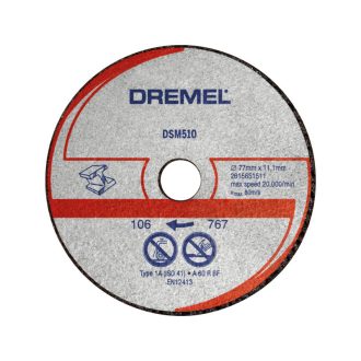 DREMEL DSM510 Metallschneidescheibe 77 x 11,1 mm (3 Stück)