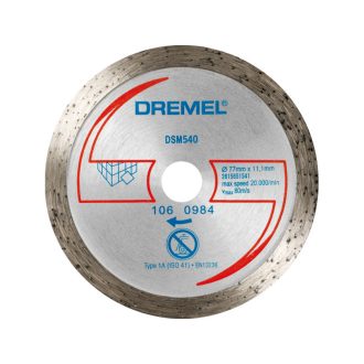 DREMEL DSM540 Diamantschneidscheibe 77 x 11,1 mm