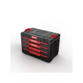 QBRICK SYSTEM PRIME Werkzeugkasten mit 4 Schubladen Basic