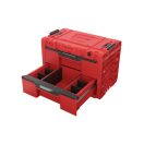 QBRICK SYSTEM PRIME 2 Werkzeugbox mit 2 Schubladen Red Ultra HD