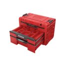 QBRICK SYSTEM PRIME Werkzeugkasten mit 3 Schubladen Red Ultra HD