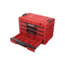 QBRICK SYSTEM PRIME Werkzeugkasten mit 4 Schubladen Red Ultra HD