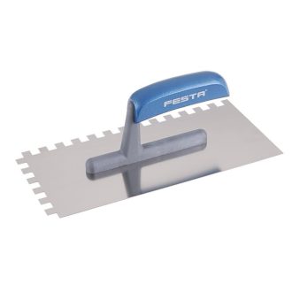   FESTA Zahnkelle 130 x 280 mm Inox 10 x 10 mm mit Kunststoffgriff