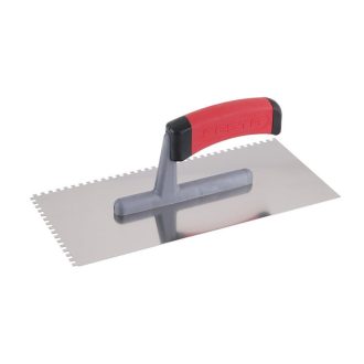 FESTA Zahnkelle 130 x 280 mm Inox 4 x 4 mm mit Softgriff