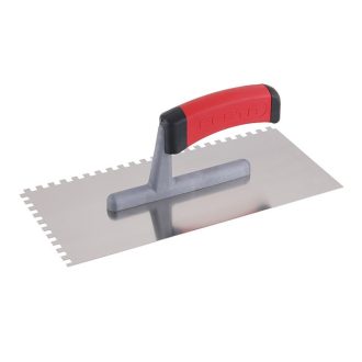 FESTA Zahnkelle 130 x 280 mm Inox 6 x 6 mm mit Softgriff