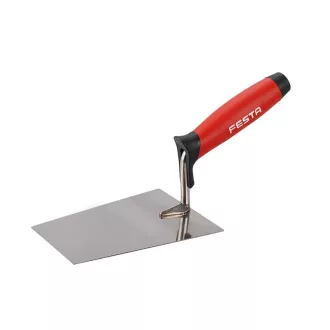   FESTA Maurerlöffel 180 x 125 Decke aus Edelstahl mit weichem Griff