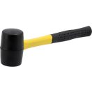 VOREL Gummihammer 370 g Fiberglasstiel 45 mm