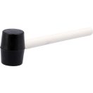 VOREL Gummihammer 230 g Holzstiel 45 mm