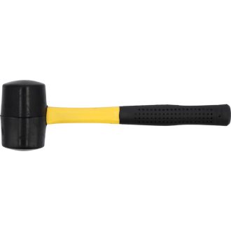 VOREL Gummihammer 500 g Fiberglasstiel 50 mm