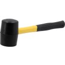 VOREL Gummihammer 500 g Fiberglasstiel 50 mm