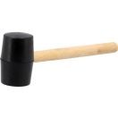 VOREL Gummihammer 450 g Holzstiel 55 mm