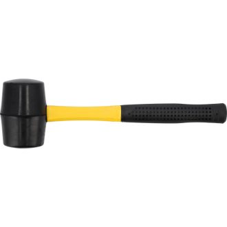 VOREL Gummihammer 700 g Fiberglasstiel 56 mm