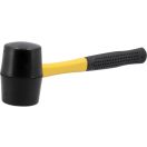 VOREL Gummihammer 700 g Fiberglasstiel 56 mm