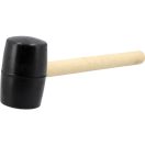 VOREL Gummihammer 600 g Holzstiel 70 mm