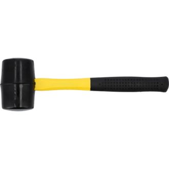 VOREL Gummihammer 1.000 g Fiberglasstiel 66 mm