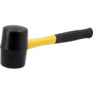 VOREL Gummihammer 1.000 g Fiberglasstiel 66 mm