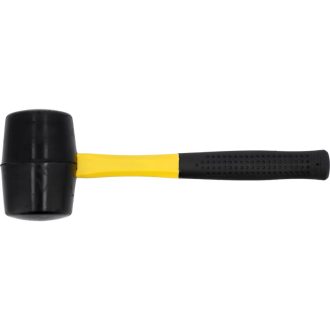 VOREL Gummihammer 1.200 g Fiberglasstiel 76 mm