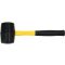 VOREL Gummihammer 1.200 g Fiberglasstiel 76 mm