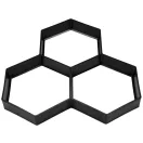 VOREL Pflastersteinschablone 360 x 360 x 40 mm