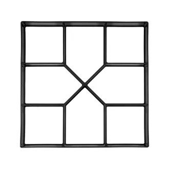 VOREL Pflastersteinschablone 400 x 400 x 40 mm