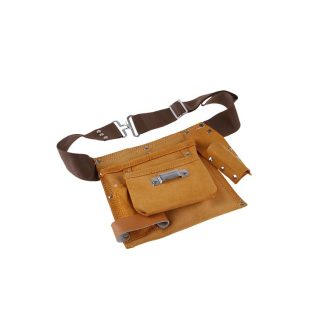   FESTA Winkel- und Werkzeughalter-Gürteltasche 6 Taschen Leder