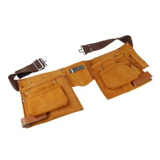 FESTA Winkel- und Werkzeuggürteltasche 11 Taschen Leder