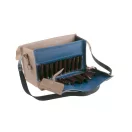 Werkzeugtasche für Elektriker aus Spaltleder für Profis