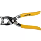 VOREL Leder-Piercingzange mit Revolver und Ledernietzange + 100 Nieten