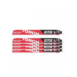   MILWAUKEE Säbelsägeblatt 230x10 mm TORCH™ NITRUS TCT (5 Stück)