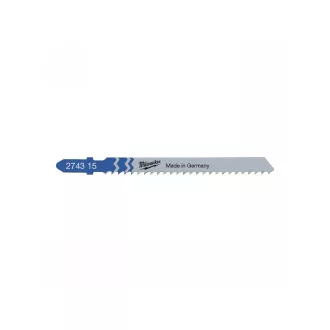 MILWAUKEE Stichsägeblatt T127D 75/3,0 mm HSS (5 Stück)