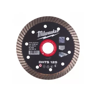   MILWAUKEE Diamant-Trennscheibe 125 x 1,2 x 10 x 22,2 mm Turbo