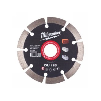   MILWAUKEE Diamanttrennscheibe 115 x 2,2 x 10 x 22,2 mm segmentiert