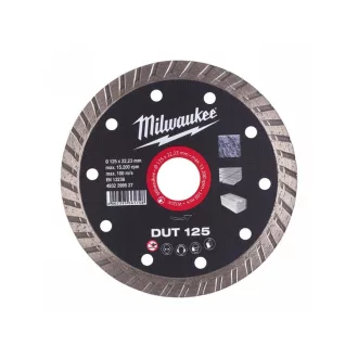   MILWAUKEE Diamant-Trennscheibe 125 x 2,3 x 10 x 22,2 mm Turbo