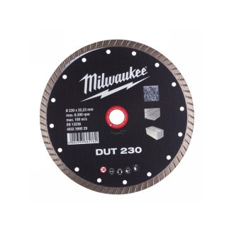   MILWAUKEE Diamant-Trennscheibe 230 x 2,6 x 10 x 22,2 mm Turbo