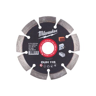  MILWAUKEE Diamanttrennscheibe 115 x 2,2 x 10 x 22,2 mm segmentiert DUH