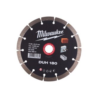   MILWAUKEE Diamanttrennscheibe 180 x 2,4 x 10 x 22,2 mm segmentiert DUH