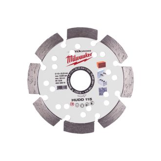   MILWAUKEE Diamanttrennscheibe 115 x 2,6 x 10 x 22,2 mm segmentiertes HUDD