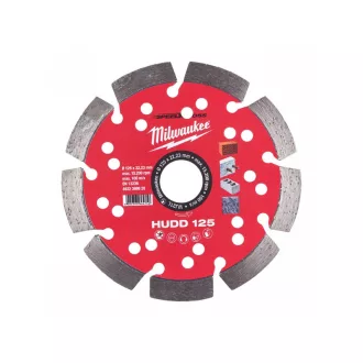   MILWAUKEE Diamanttrennscheibe 125 x 2,6 x 10 x 22,2 mm segmentiertes HUDD