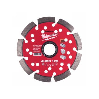   MILWAUKEE Diamanttrennscheibe 125 x 2,6 x 10 x 22,2 mm segmentiert AUDD