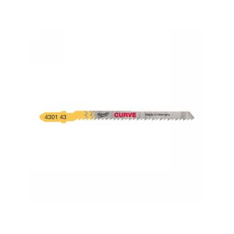   MILWAUKEE Stichsägeblatt T-Kurvenschneider 75/2,5 mm (5 Stück)