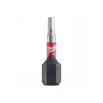   MILWAUKEE Bitspitze Sechskant 2,5 x 25 mm Shockwave Impact Duty (2 Stück)