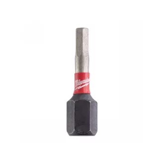   MILWAUKEE Bitspitze Sechskant 3 x 25 mm Shockwave Impact Duty (2 Stück)
