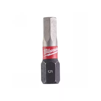   MILWAUKEE Bitspitze Sechskant 5 x 25 mm Shockwave Impact Duty (2 Stück)