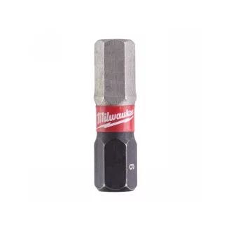   MILWAUKEE Bitspitze Sechskant 6 x 25 mm Shockwave Impact Duty (2 Stück)